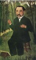 retrato de un hombre Henri Rousseau Postimpresionismo Primitivismo ingenuo